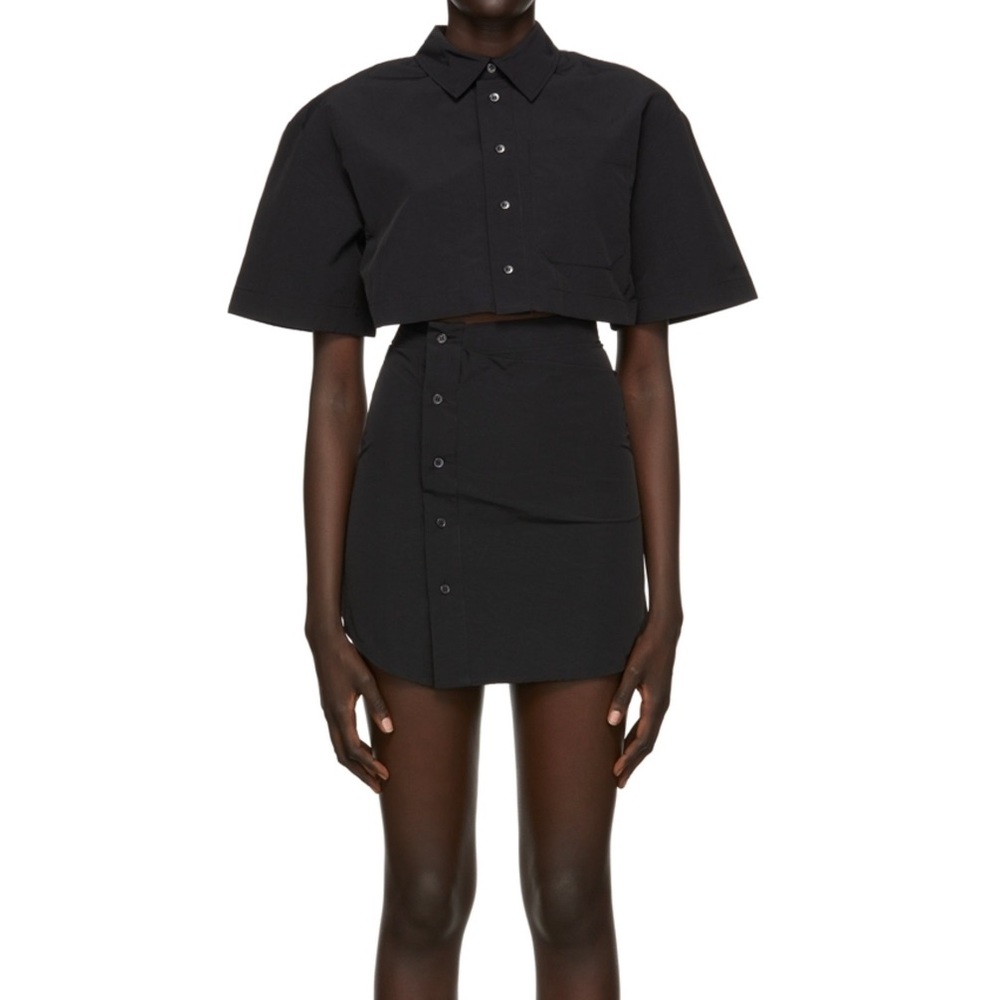 JACQUEMUS | black shorts cutout dress
